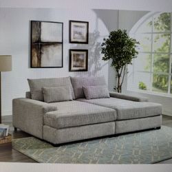 Oversized Double Chaise Sofa Sleeper 