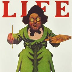 LIFE Original Vintage Print Poster Maxfield Parrish Art Deco Nouveau Artist Fine Antique Collectible Neo Classical Allegory Allegorical Painter Illust