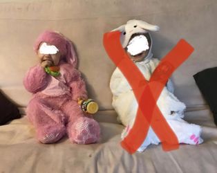 Super cute Easter/or Halloween costume for Baby/Toddler