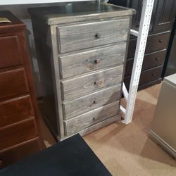 5 Drawer Wooden Chest