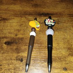 2 Beaded Pens 
