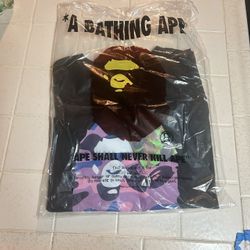 BAPE cameo purple shirt (XL BUT FITS LIKE LARGE)
