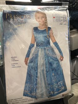 New Princess Celestia Girls Child Costume 2 Piece Costume!