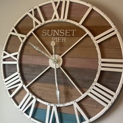 39 Inch sunset Pier Clock