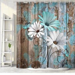 Garage Sale Daisy Shower Curtain 