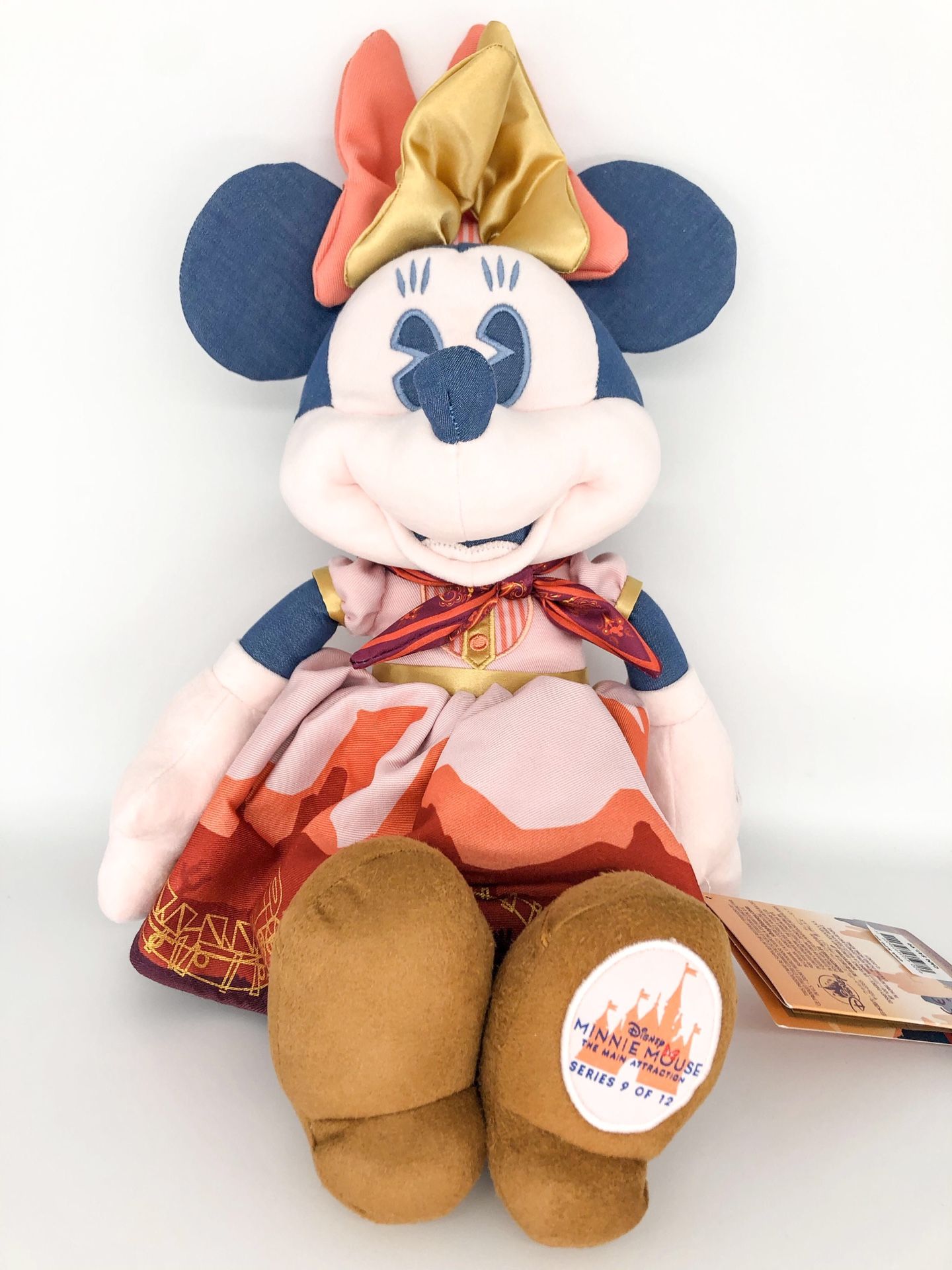 IN HAND! Disney Minnie Mouse The Main Attraction Big Thunder Mountain Plush Halloween