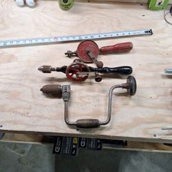 Vintage Hand Drills