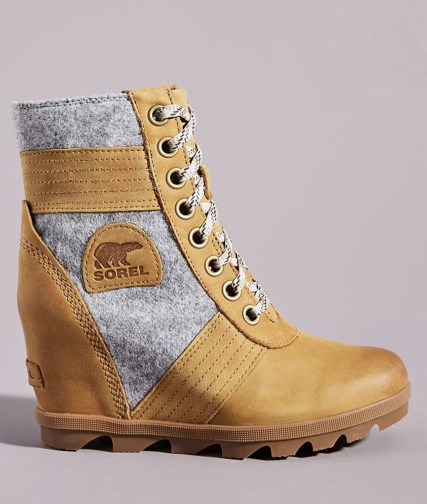 Sorel "Lexie" Wedge Boots - New - 8 1/2