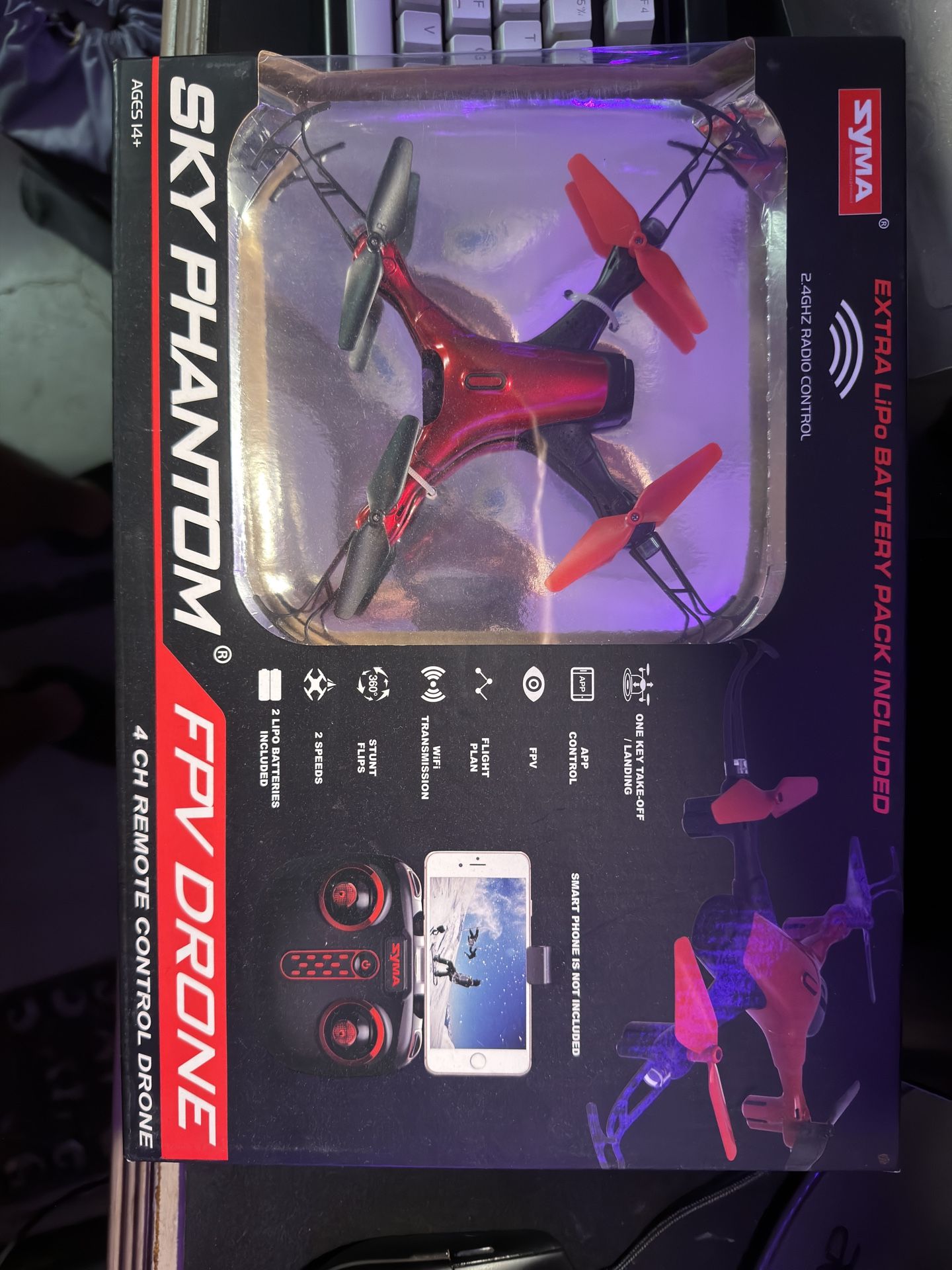 Syma Fpv Drone Sky Phantom Sealed Brand New