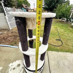 50” Tall Cat Tower With Hammock
