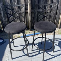 Teo Bar Stools (28”H To Seat) Used But Good Condition $30 Firm On Price