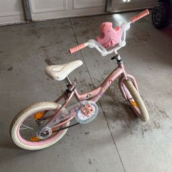 Girls bike 14 Inches With Bubble Maker