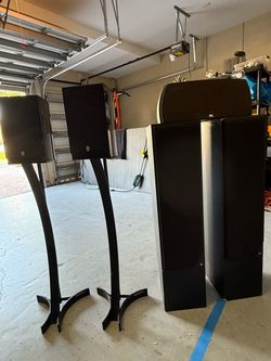 Home Theater Speaker Set with Stands