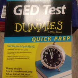 GED TEST For Dummies Prep Book