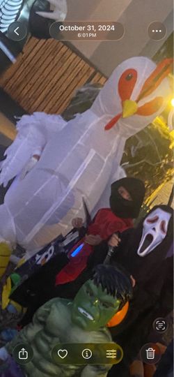 Chicken inflatable costume