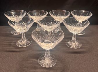Waterford Crystal Champagne Coupes / Sherbet Glasses set of 8