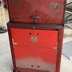Vintage Snap On Tool Box And Cabinet 