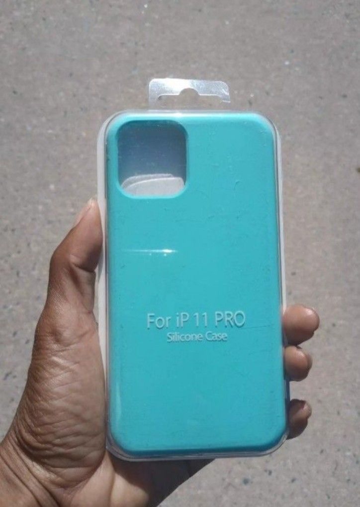 iPhone Silicone Case For iPhone 11 Pro Soft Mint Green
