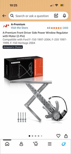A-Premium Front Driver Side Power Window Regulator with Motor