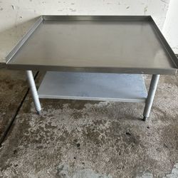 36.5x30 Stainless Steel Equipment Stand Table 