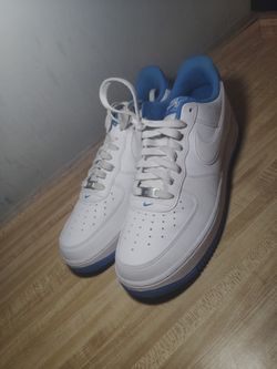NIKE Air Force 1 white and blue 🔵