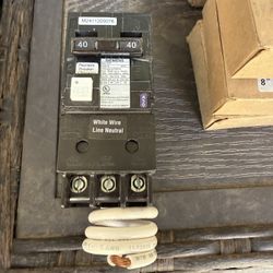 Siemens 40 amp double pole type QPF GFCI breaker
