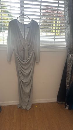 Womens fancy gown dress sparkly 3X