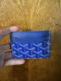 BLUE GOYARD CARD HOLDER