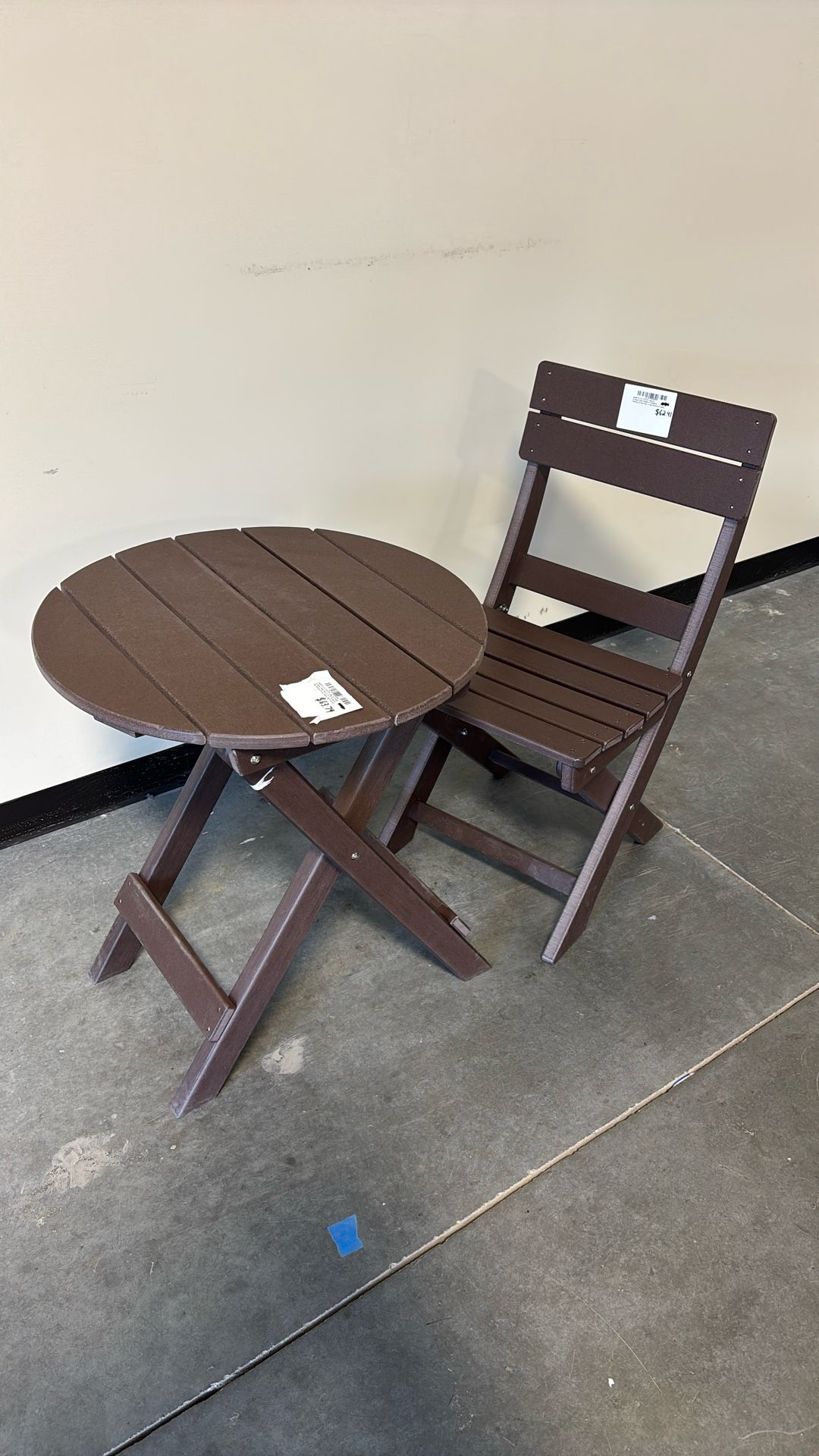 Folding Chair And Table