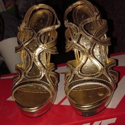 Gold Heels