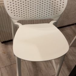 White Barstools 