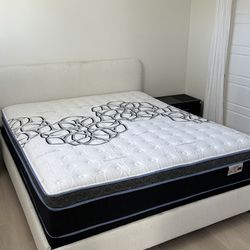 Queen Size Mattress Pillow Top 12”  Thick.   All Sizes Available.  Same Day Delivery 