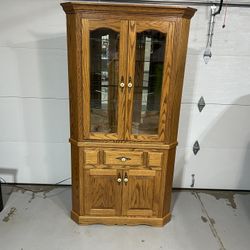 Corner Curio Cabinet