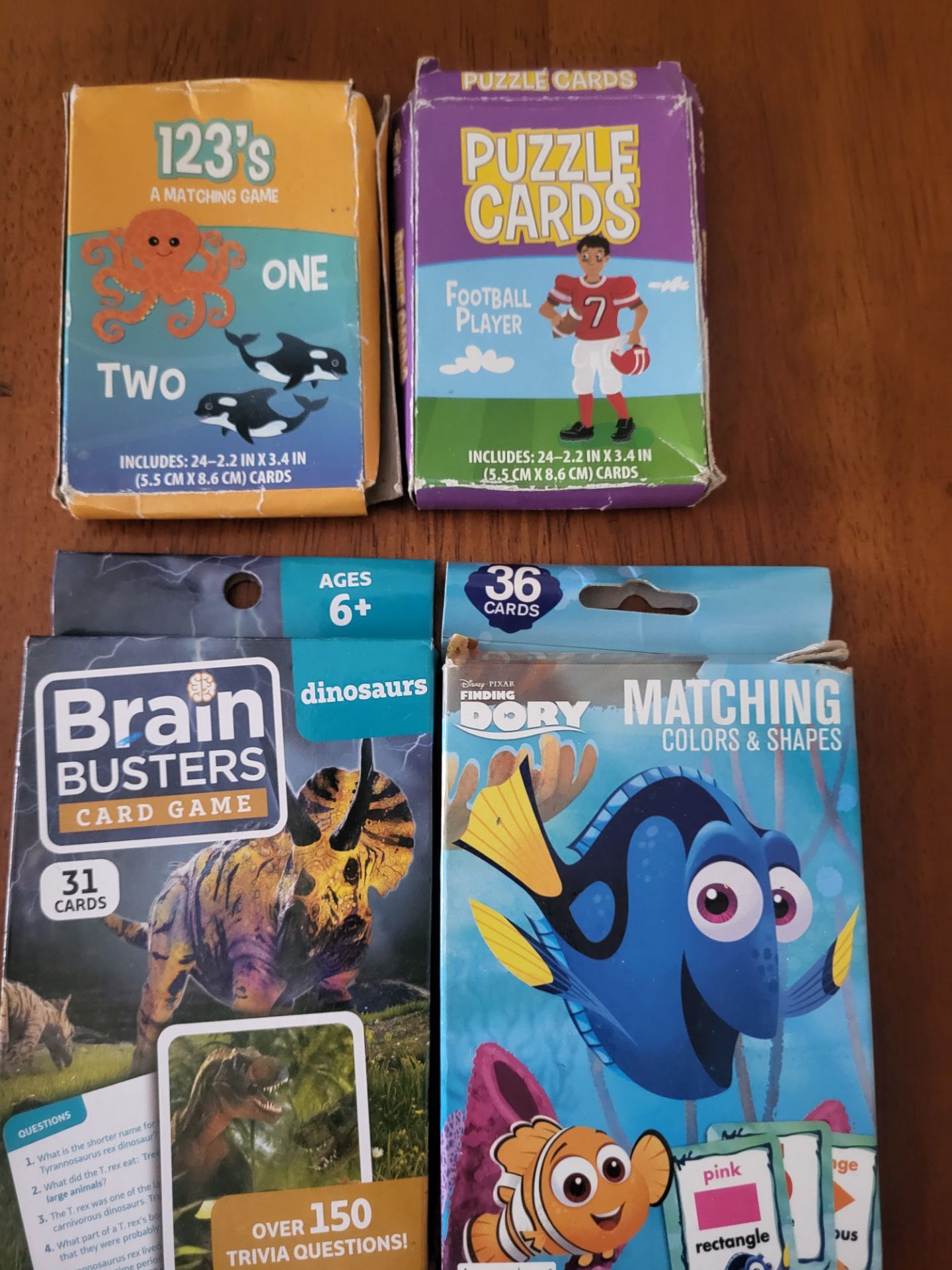 Kids learning card games