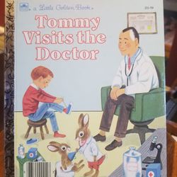 Little Golden Book #211-59 Tommy Visits The Doctor 1962
