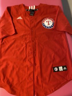 Adidas Texas Rangers Jersey ♦️New ♦️Size Youth Lg