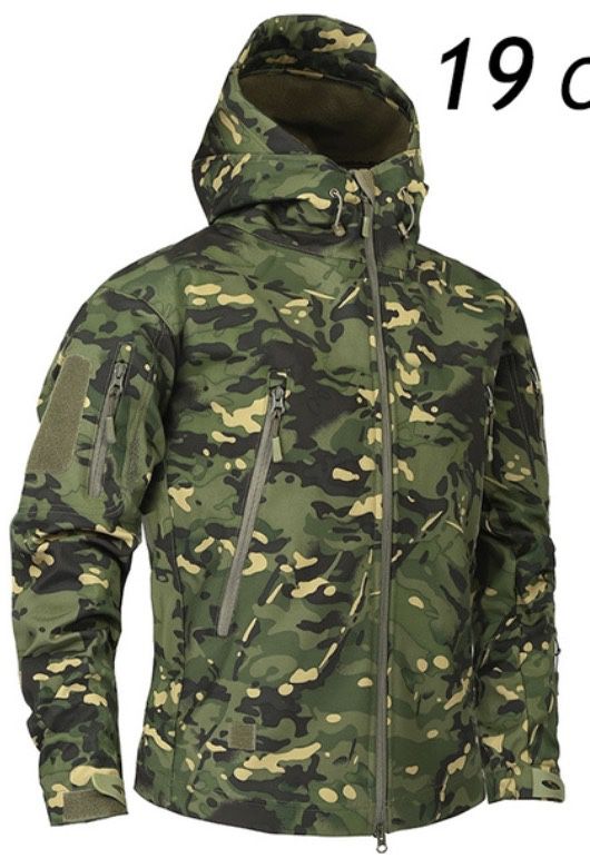 Army Camouflage Men Jacket Coat Military Tactical Jacket Winter Waterproof Soft Shell Jackets Windbreaker