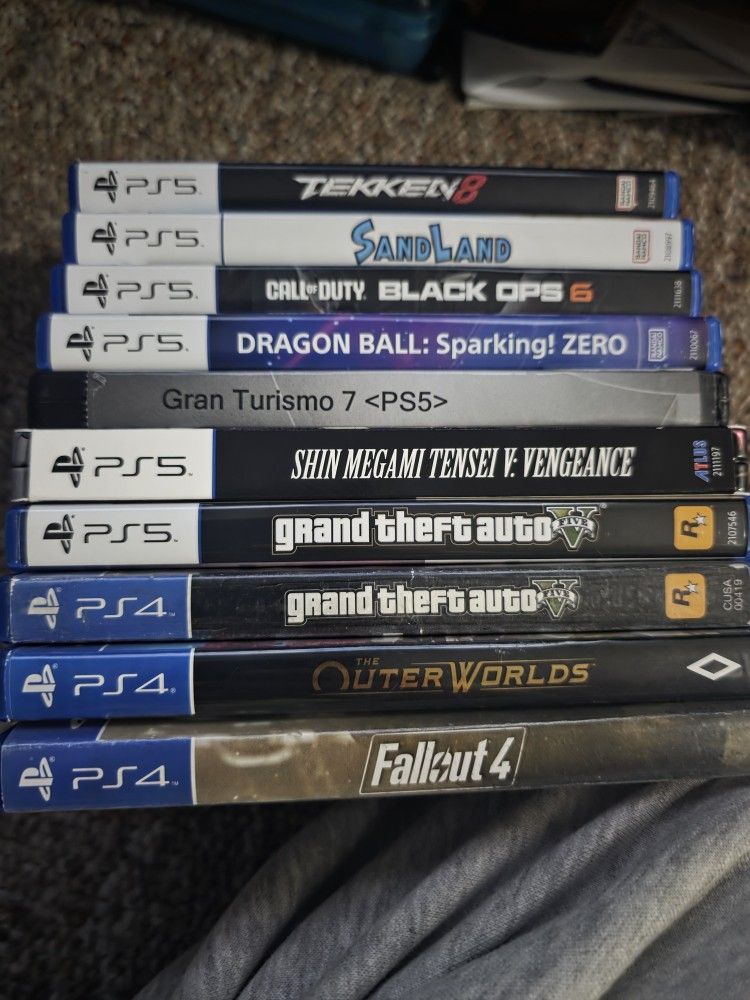 Ps5 & Ps4 Games For Sale