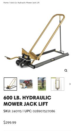 600 LB. HYDRAULIC JACK LIFT