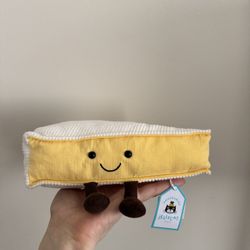 Jellycat Amuseables Brie Authentic NWT