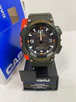 CASIO Men's Touch Solar Sport Watch, Green