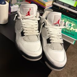 Jordan 4 White Cement 