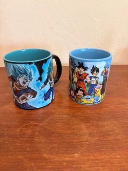Dragon Ball Z Ceramic Coffee Mugs Set of 2