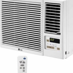 LG Electronics 12,000 BTU 230/208-Volt Window Air Conditioner LW1221HRSM Cools 550 Sq. Ft. with Cool and Heat, Wi-Fi Enabled