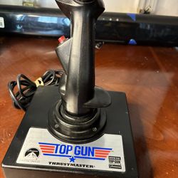 Top Gun Thrustmaster Official Top Gun USB Joystick 1996 Paramount Gaming