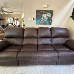 Arizona Leather Sofa 4 Seat