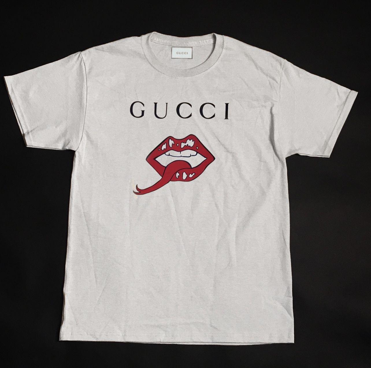 Addicted To read There is a need to Gucci Devil Lips t shirt for Sale in Hampton, GA - OfferUp