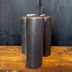 Wax Candles, Black