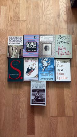 John Updike Hardcover Softcover used book lot