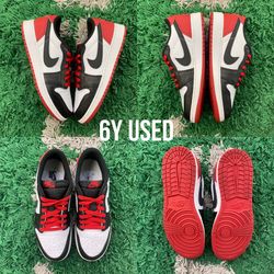Air Jordan 1 Low Black Toe 